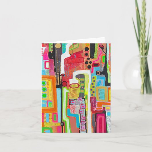 Factory Work Blank Note Card (Vorderseite)