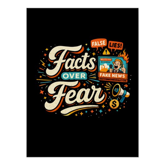 Facts Over Fear Poster (Vorderseite)