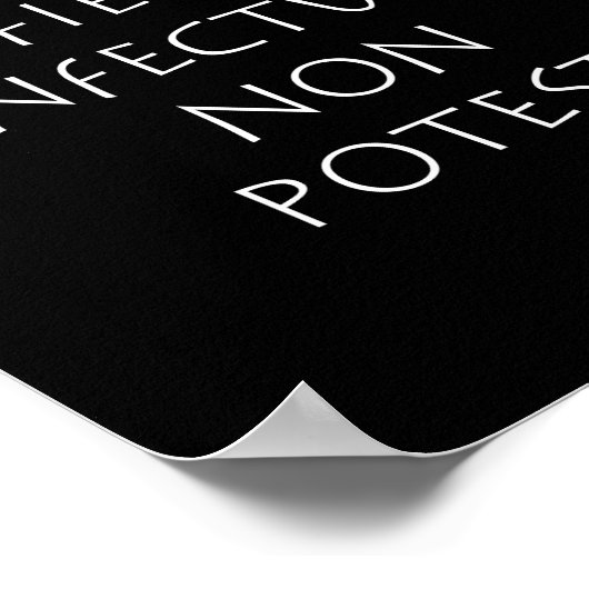 Factum fieri infectum non potest poster (Ecke)