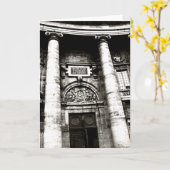 Faculté de droit Facade Karte (Gelbe Blume)