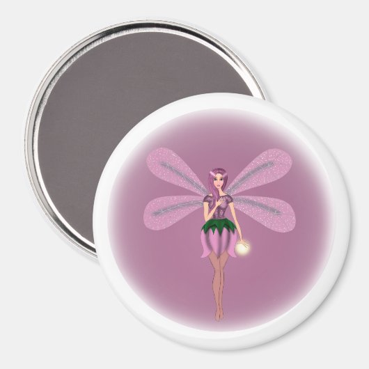 Fada da luz - Fairy of Light Magnet (Vorderseite/Rückseite)