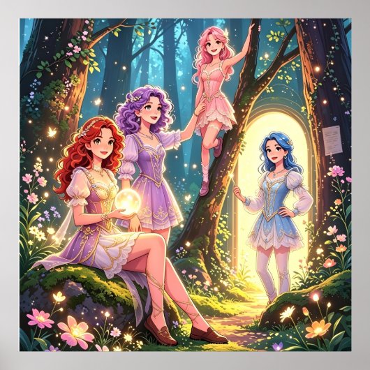 Fadas da floresta poster (Vorne)