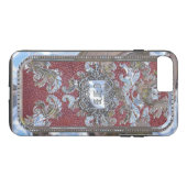 Fadden regnerischeres Monogramm 7 plus Case-Mate iPhone Hülle (Rückseite (Horizontal))