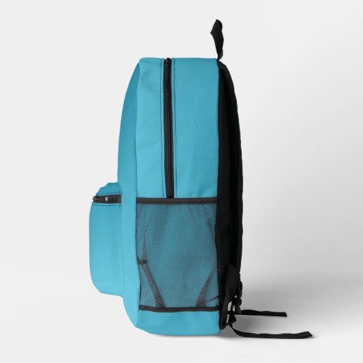 Fade Sky Blue Backpack Bedruckter Rucksack (Rechts)