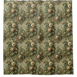 Fade to Grace - Gotisches Barock Duschvorhang