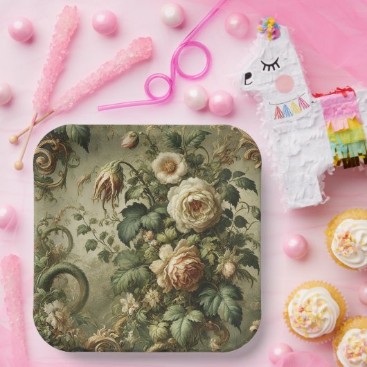 Fade to Grace - Gotisches Barock Pappteller (Party)