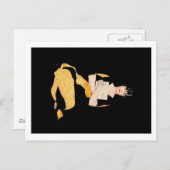 Fadeaway Mädchen Coless Phillips - Tagebuch Postkarte (Vorne/Hinten)