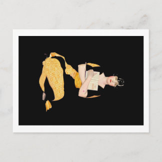 Fadeaway Mädchen Coless Phillips - Tagebuch Postkarte