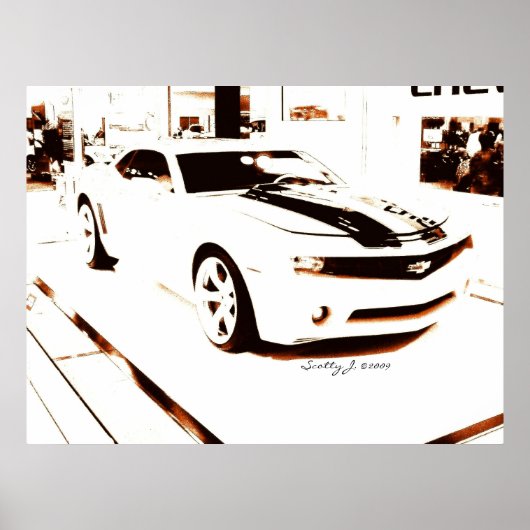 "Faded Camaro" © 2009 S.J. Poster (Vorne)