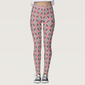 Faded Circle Grid by Kenneth Yoncich Leggings (Vorderseite)