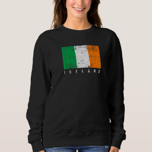 Faded Distressed Irish Flag Ireland Flag Sweatshirt