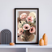 Faded Garden Whispers Poster