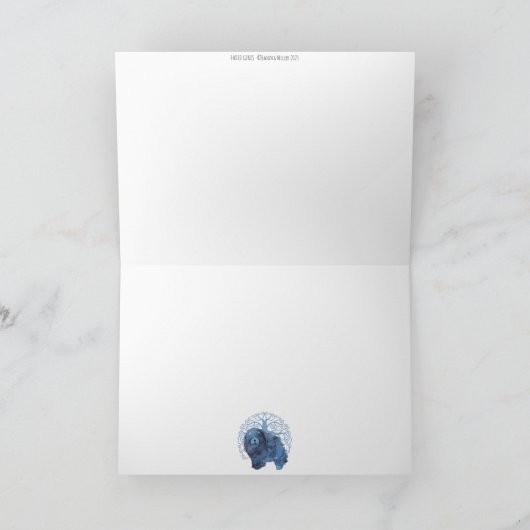 FADED GENES Chow Tree of Life Art Cards Dankeskarte (Innenseite)