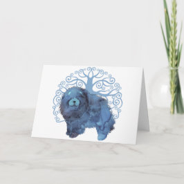 FADED GENES Chow Tree of Life Art Cards Dankeskarte