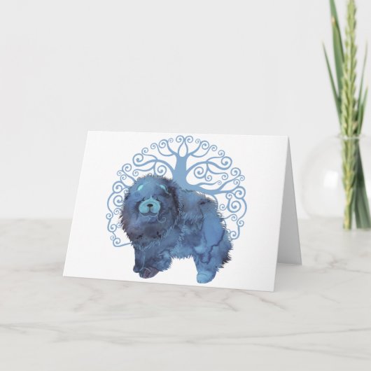 FADED GENES Chow Tree of Life Art Cards Dankeskarte (Vorderseite)