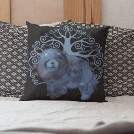 FADED GENES Chow Tree of Life Kissen