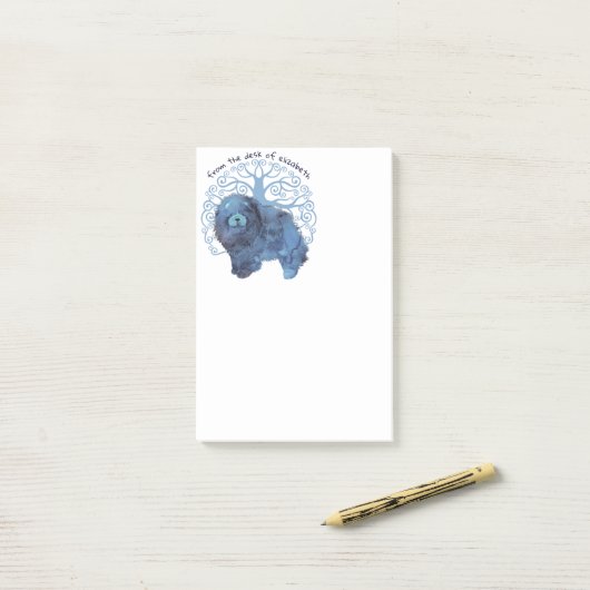 FADED GENES Chow Tree of Life Notizblock personali (Auf Schreibtisch)