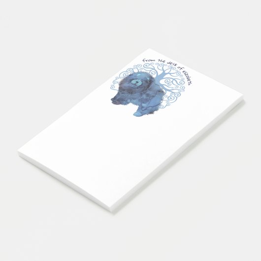 FADED GENES Chow Tree of Life Notizblock personali (angewinkelt)