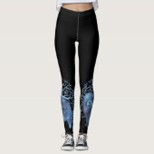 FADED GENES Chow TREM OF LIFE Black Leggings (Vorderseite)