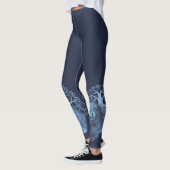 FADED GENES Chow TREM OF LIFE NAVY Leggings (Links)