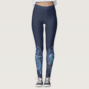FADED GENES Chow TREM OF LIFE NAVY Leggings