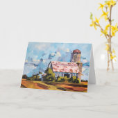 Faded Glory Original Kunst Blanko-Grußkarte Karte (Gelbe Blume)