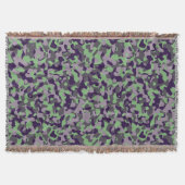 faded green and violet camo abstract decke (Vorderseite)