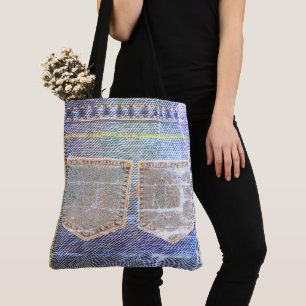 'Faded Jeans' Look Carry-all-Tasche Tasche