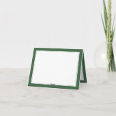 Faded Monogram Chic Green Personal Beruflich (Rückseite)