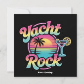 Faded Yacht Rock Boat Party – Smooth Sounds & Coas Einladung (Vorderseite)