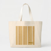 Faden aus Gold Jumbo-Tasche Jumbo Stoffbeutel (Vorne)