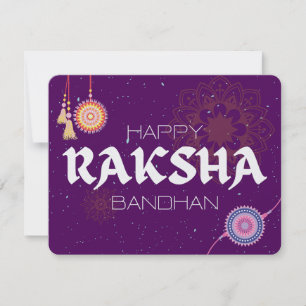 Fäden der Liebe – Raksha Bandhan-Feier Feiertagskarte