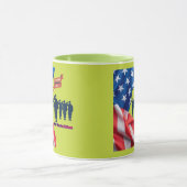 Fäden des Patriotismus grün Tasse (Zentrum)