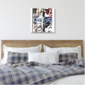 Fäden Leinwanddruck (Insitu (Schlafzimmer))