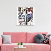 Fäden Leinwanddruck (Insitu (Wohnzimmer))