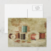 Fäden und Knöpfe Postkarte (Vorne/Hinten)