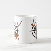 Fadenkreuz-Rotwild Kaffeetasse (Mittel)