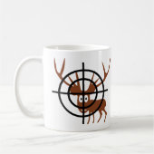 Fadenkreuz-Rotwild Kaffeetasse (Links)