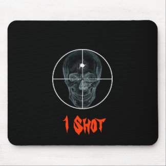Fadenkreuz-Schädel 2, 1 Schuss Mousepad