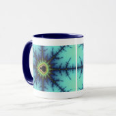 Fadenkreuze - Fraktal-Tasse Tasse (Vorderseite Links)