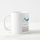 Fadenwurm-Spulwurm Caenorhabditis Elegans Diagramm Kaffeetasse (Links)