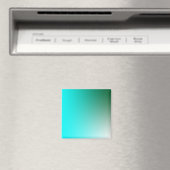 Fades: Dunkelgrün und hellblau Magnet (In Situ (Geschirrspüler))