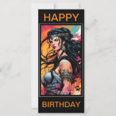 Fadey Barbarian Comic 01 Geburtstagkarte (Vorderseite)