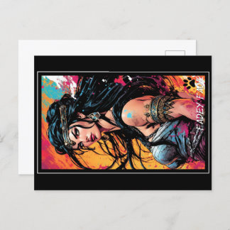 Fadey Barbarian Comic Style 01 Postkarte