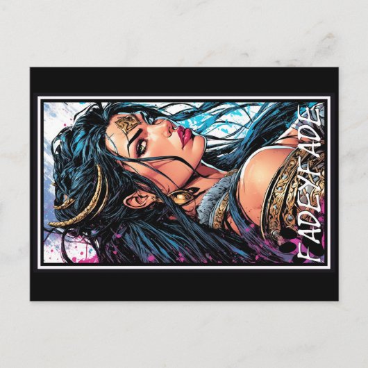 Fadey Barbarian Comic Style 02 Postkarte (Vorderseite)