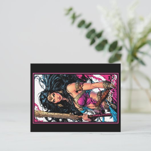 Fadey Barbarian Comic Style 03 Postkarte (Stehend Vorderseite)