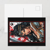 Fadey Barbarian Comic Style 04 Postkarte (Vorne/Hinten)