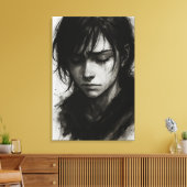 Fading Echos - Silent Battle Canvas Print Leinwanddruck (Insitu (Wohnzimmer))