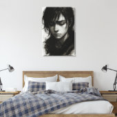 Fading Echos - Silent Battle Canvas Print Leinwanddruck (Insitu (Schlafzimmer))