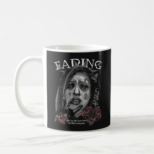 Fading - Gothic Streetwear Design Kaffeetasse (Links)